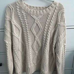 Princess Polly Anaya Oversized Sweater Beige M/L